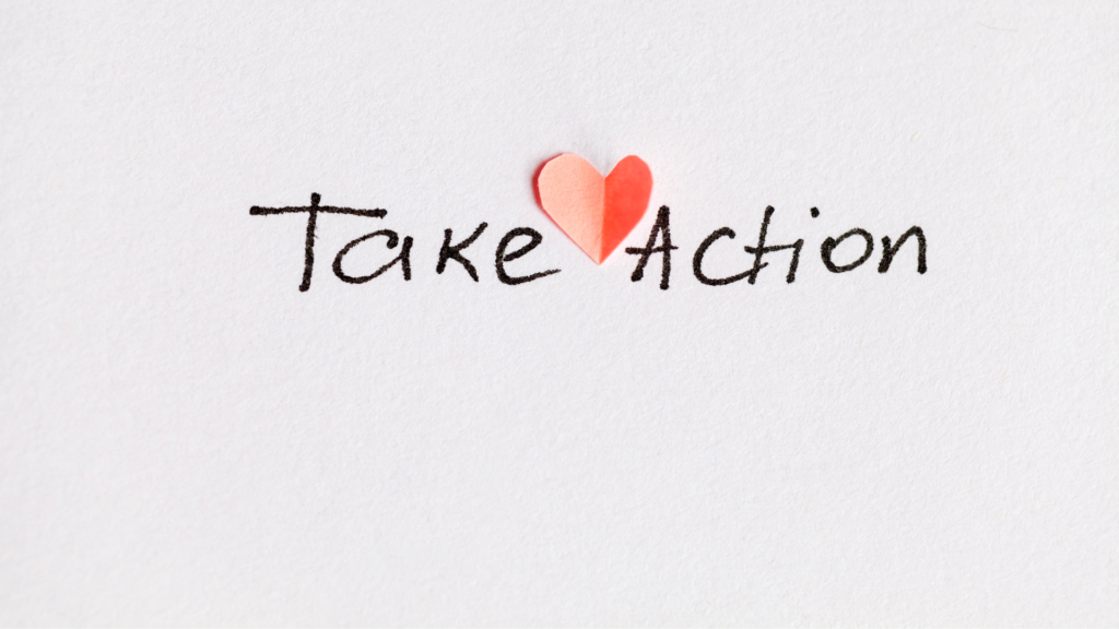 Before acting, I encourage you to do some inner work, so you act, not “re-act.”